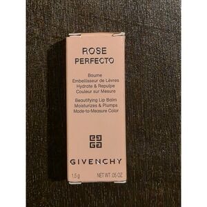 Givenchy Rose Perfecto Lip Balm 24H Hydration 1.5g New In Box